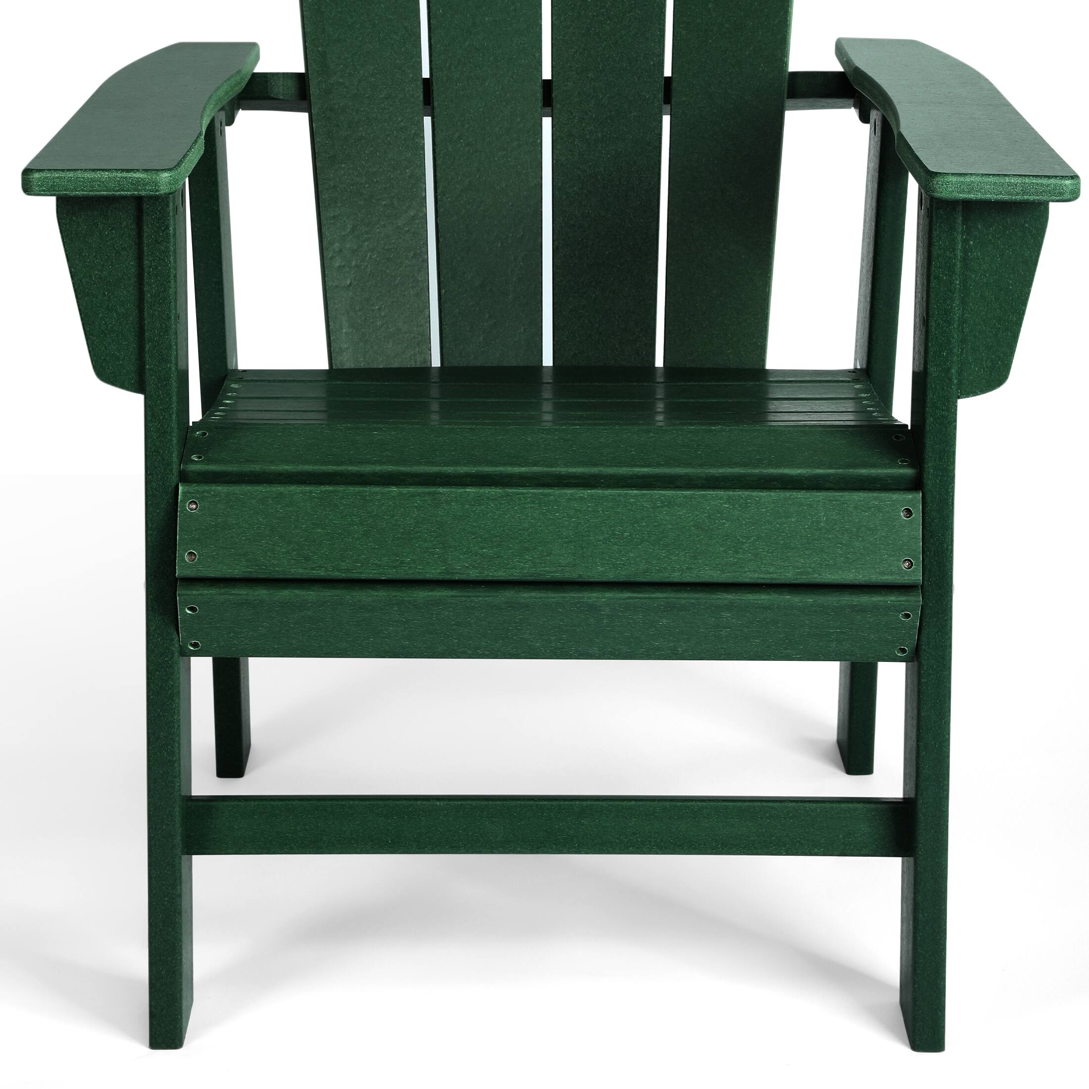 Alt View 4. WestinTrends - WestinTrends Malibu 5 Piece Outdoor Patio Dining Round Table and Curved Back Armchair Set - Dark Green.