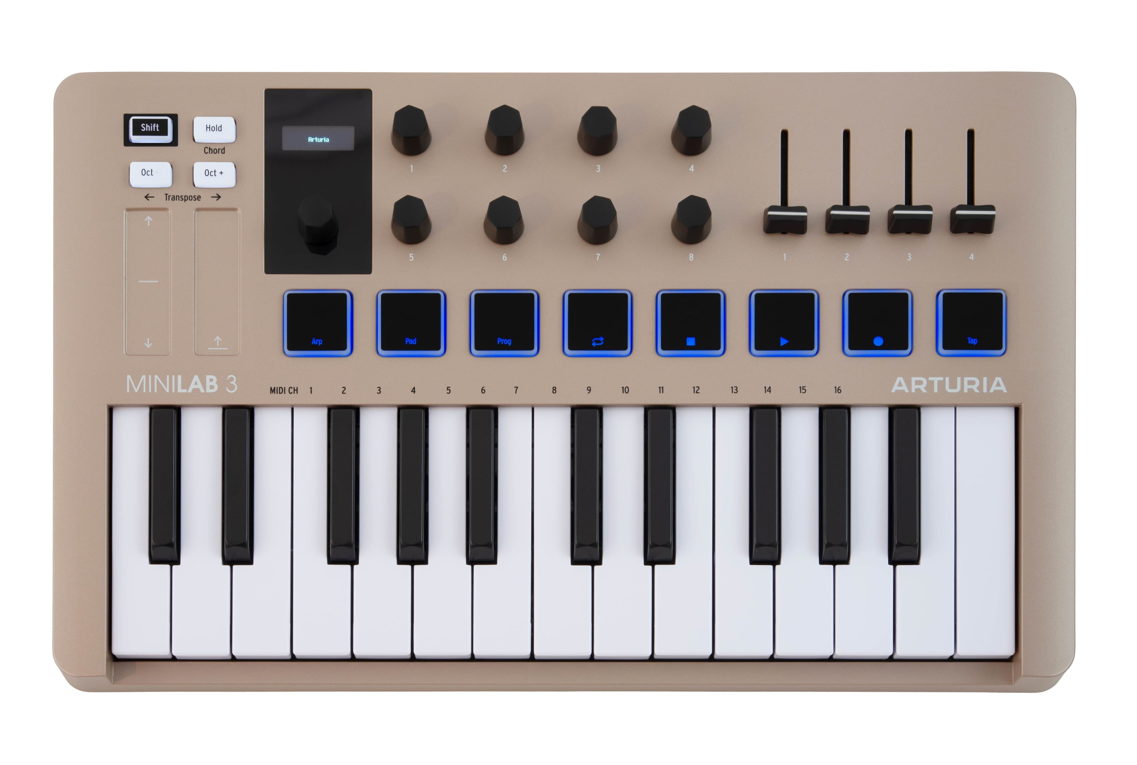 Arturia - Minilab 3 25-key Usb Midi Controller - Champagne price history on PriceWatchPro