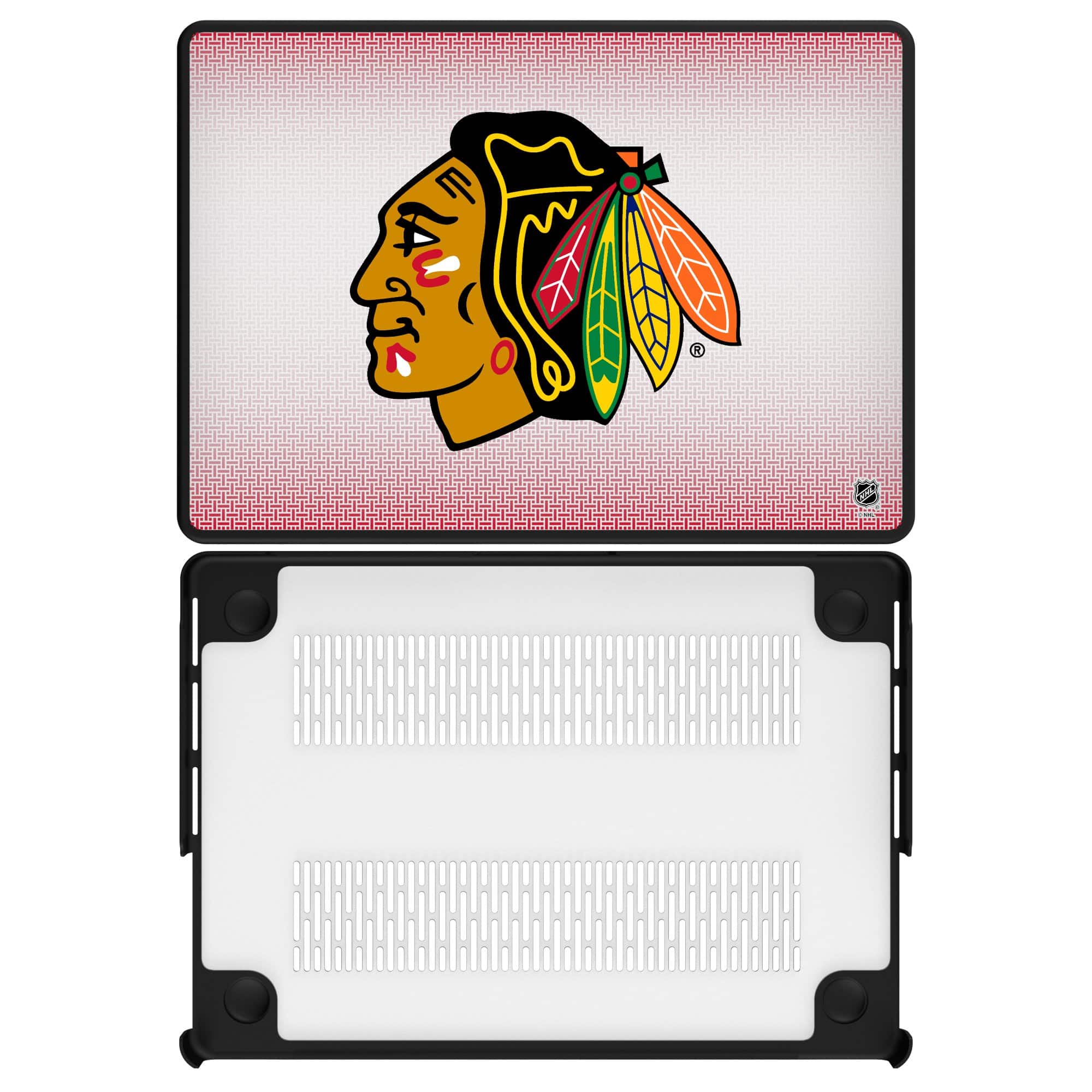 Keyscaper - Chicago Blackhawks Linen MacBook Case - Pro 16 in - Multicolor