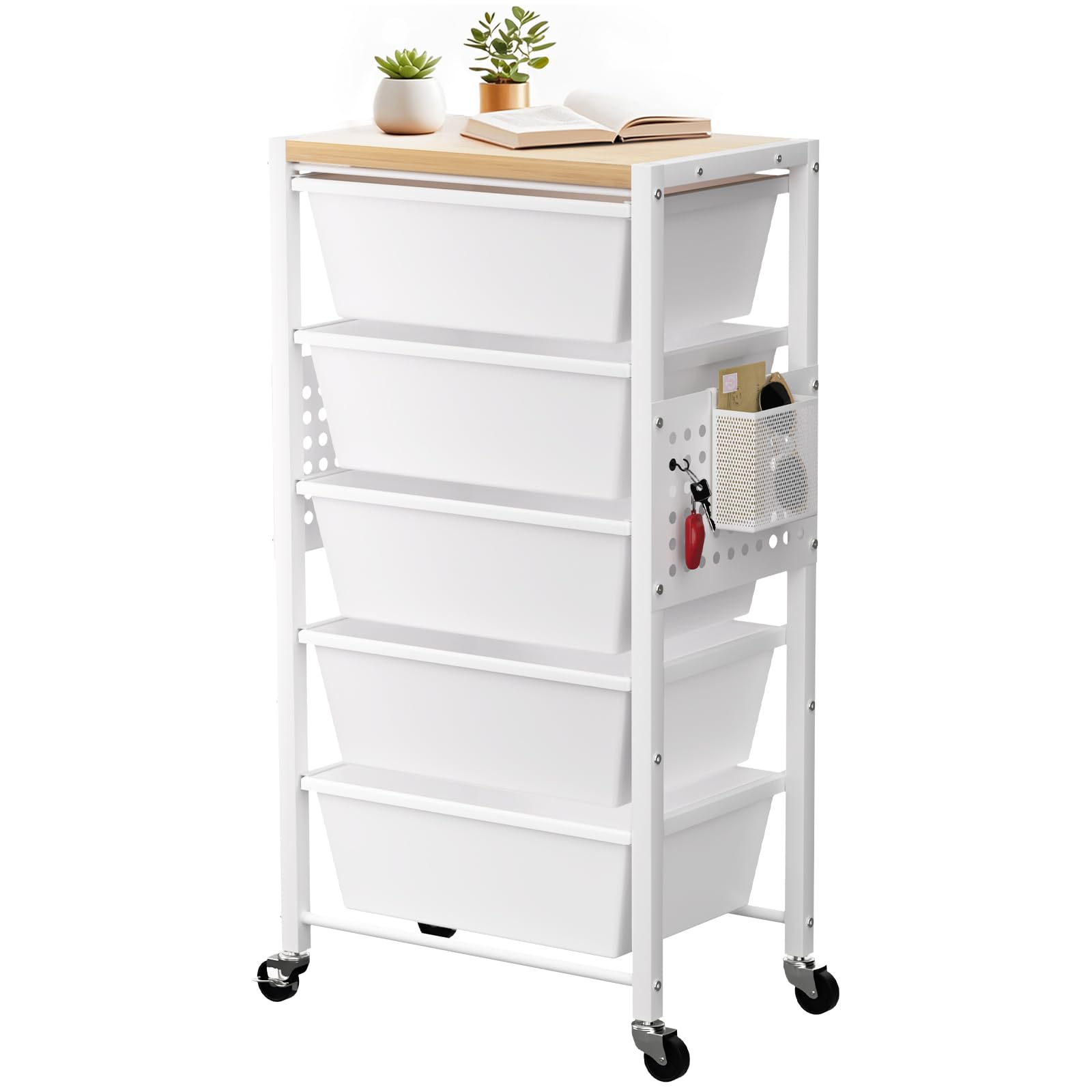 Bright White 5-Drawer