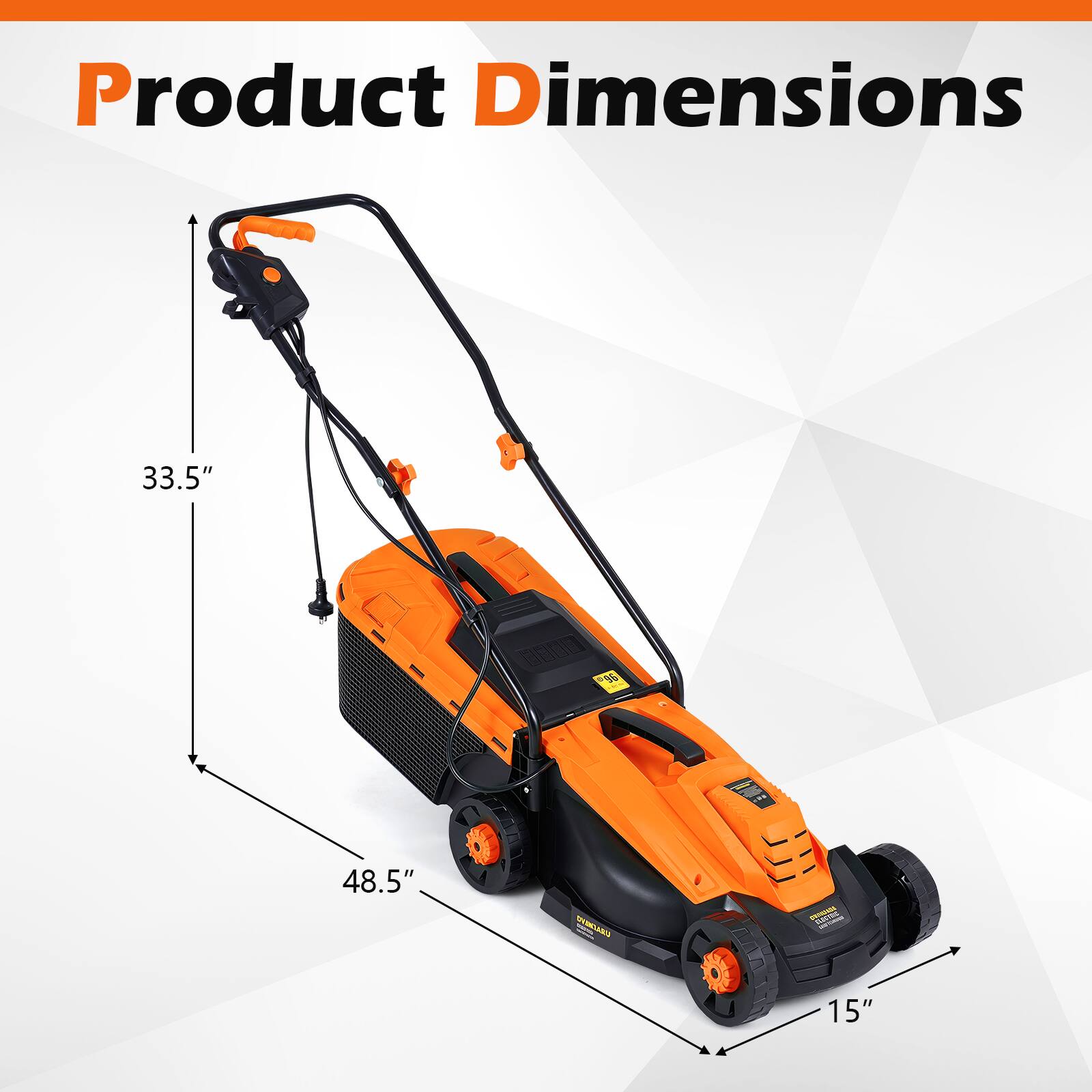 Product Dimensions: 33.5" x 48.5" x 15"