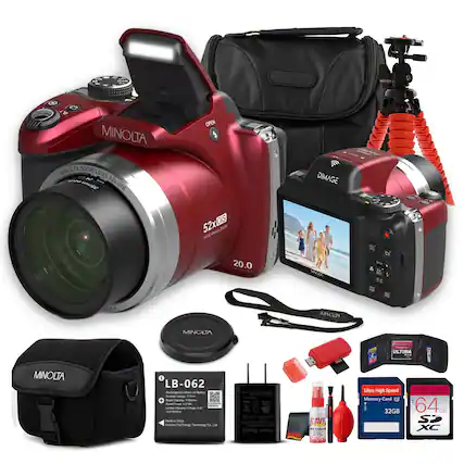 MINOLTA OPEN $ MINOLTA ZOOM LENS 52xOIS 52x AUSE Ois DIMAGE 52xDiS IDO PN 20.0 MEA I tu M1 I MACEM MINOLTA ULTIMA MINOLTA I LB-062 AN - te - -oint -.. Supply Power FAVE, -. TuAN KAVE DoRs Ultra High Speed Memory Card U 32GB 64 GB