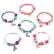 Back Zoom. Make It Real - Make It Real: Halo Charms 2-In-1 - True Blue & Think Pink- Create 6 Bracelets.