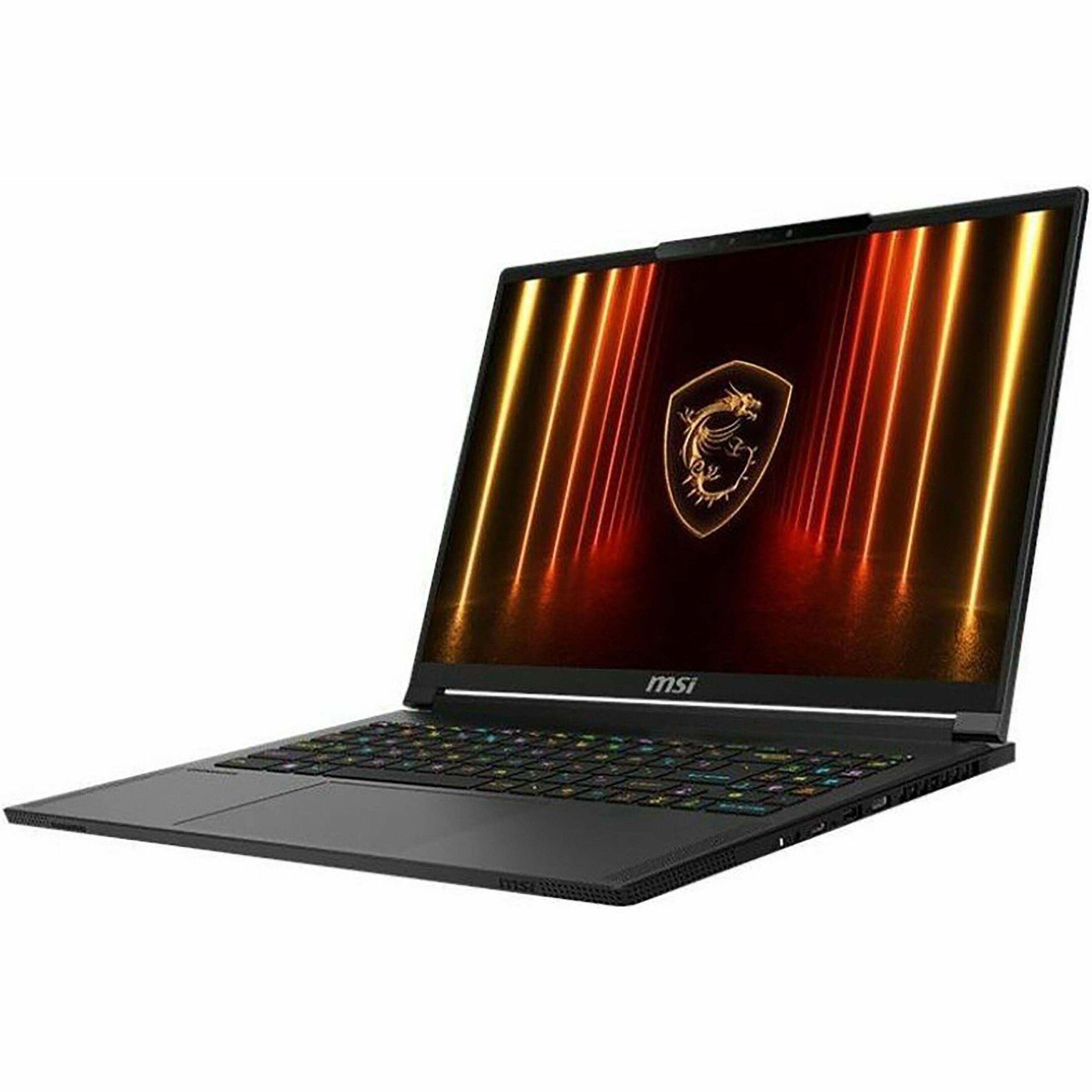 Alt View 24. MSI - 16" Gaming Laptop 2560 x 1600 (QHD+) - AMD Ryzen AI 9 HX 370 with 64GB Memory - GeForce RTX 5090 - 2 TB SSD - Core Black, Black.