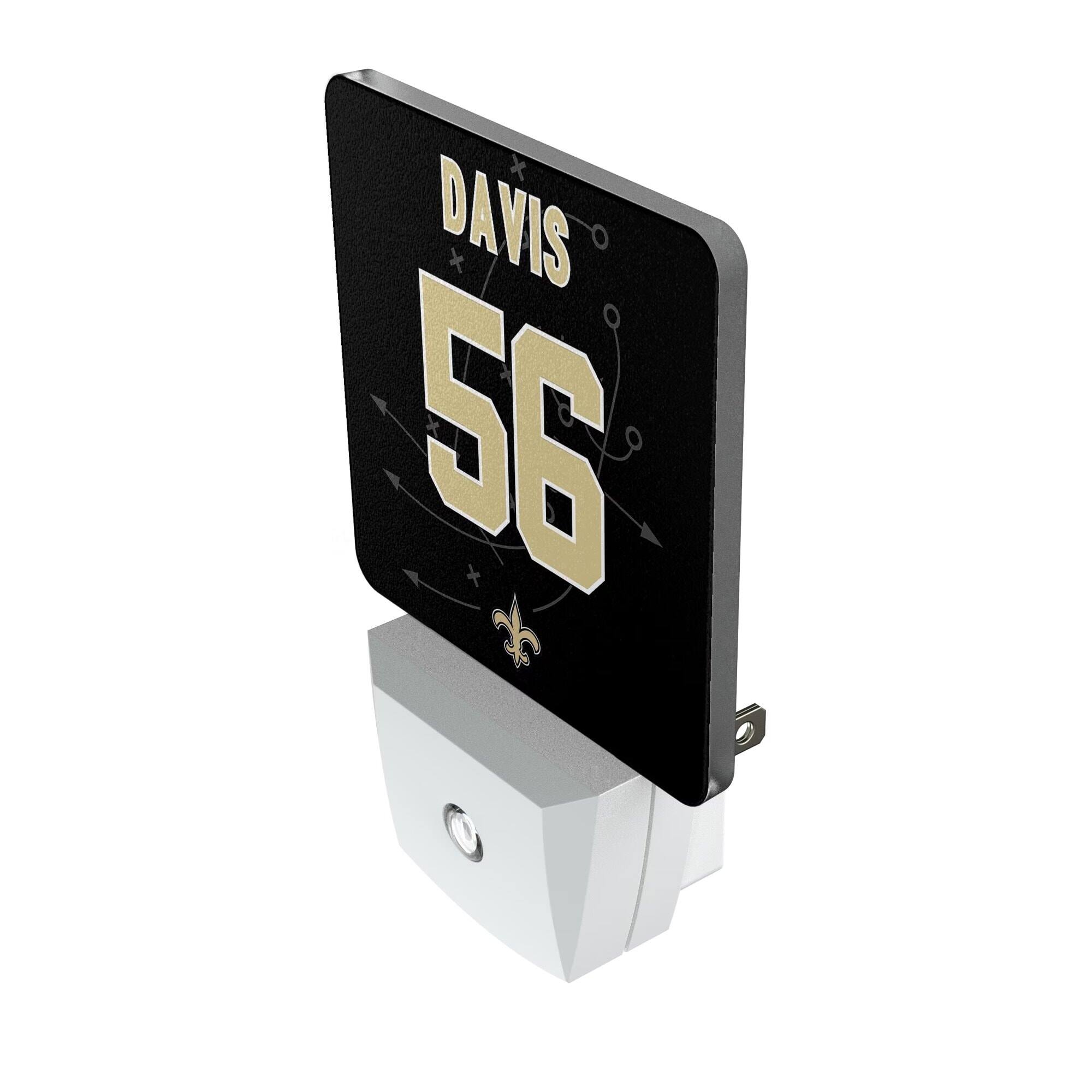 Alt View 1. Keyscaper - Demario Davis New Orleans Saints Nightlight 2-Pack - Multicolor.