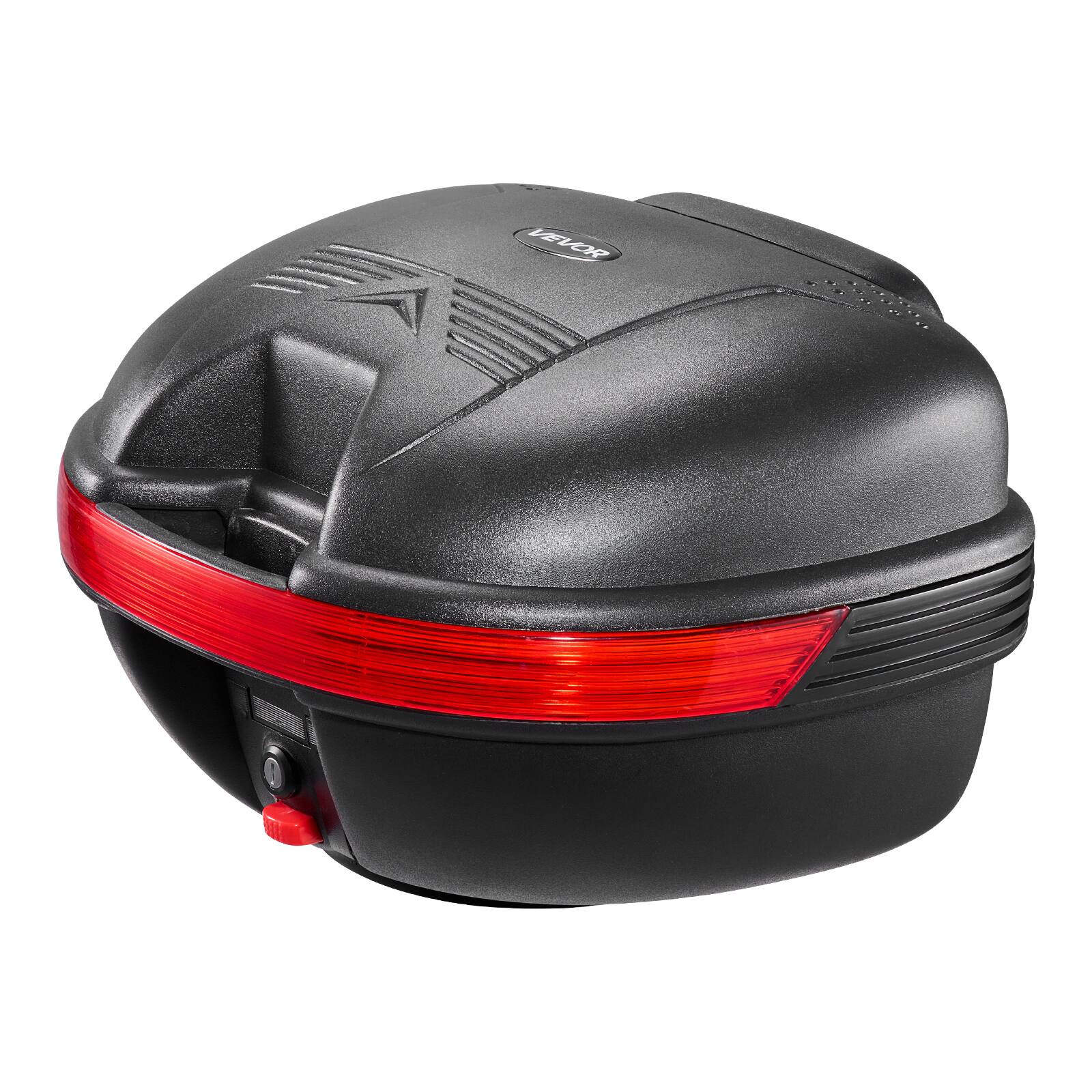 VEVOR Motorcycle Top Case 30L Universal Waterproof PP Motorcycle Tail ...