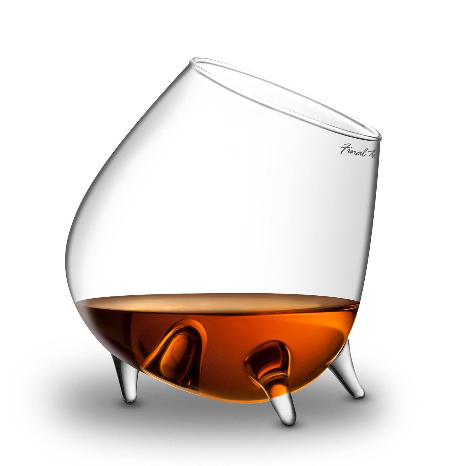 Alt View 3. Final Touch - Relax Cognac Glasses, Set of 2 - Clear.