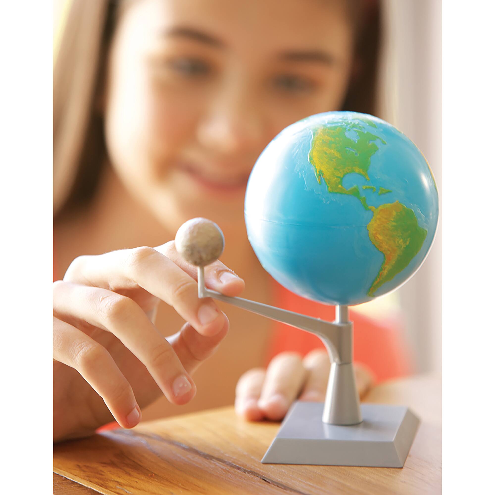 Alt View 3. 4M - Earth Moon Model Making Kit - DIY Paint and Build A 3D Planet Model - Multicolor.
