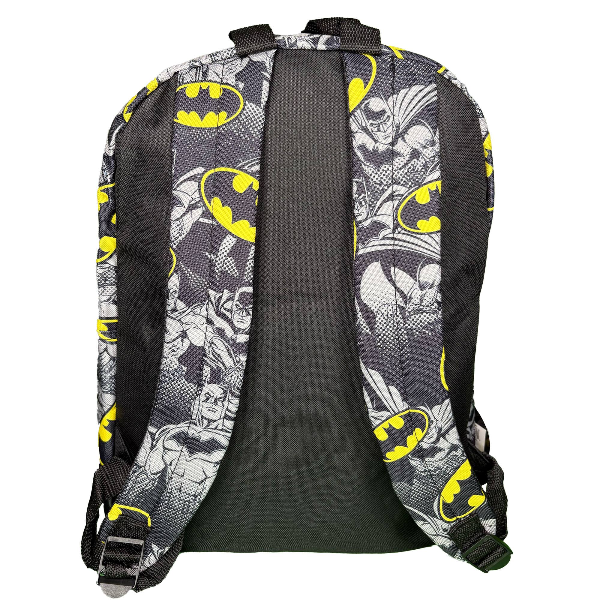 Alt View 3. Batman - Batman Bat Symbol Backpack - Black.