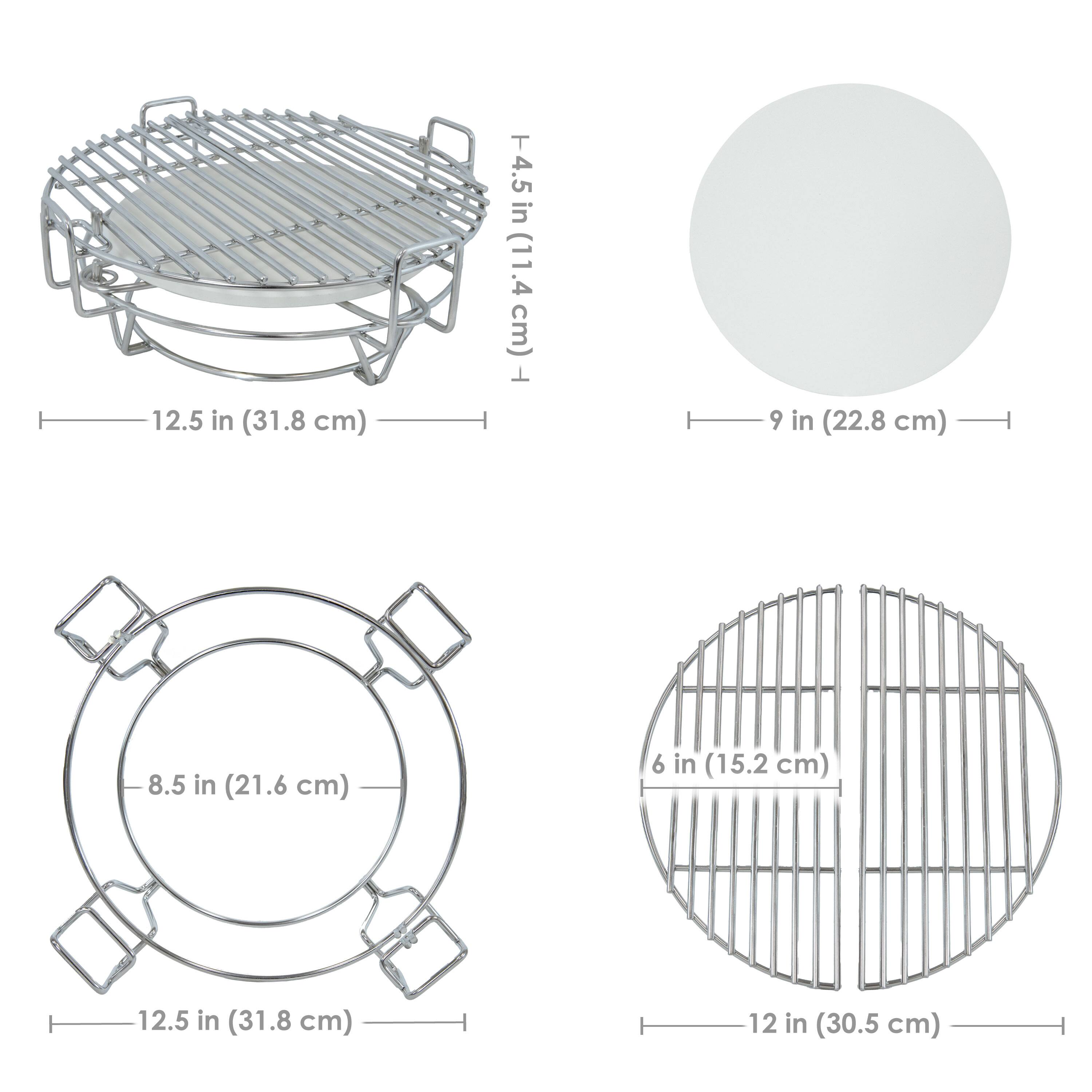 1. 12.5 in (31.8 cm) H
2. 4.5 in (11.4 cm)
3. 9 in (22.8 cm)
4. 8.5 in (21.6 cm)
5. 6 in (15.2 cm)
6. 12 in (30.5 cm)