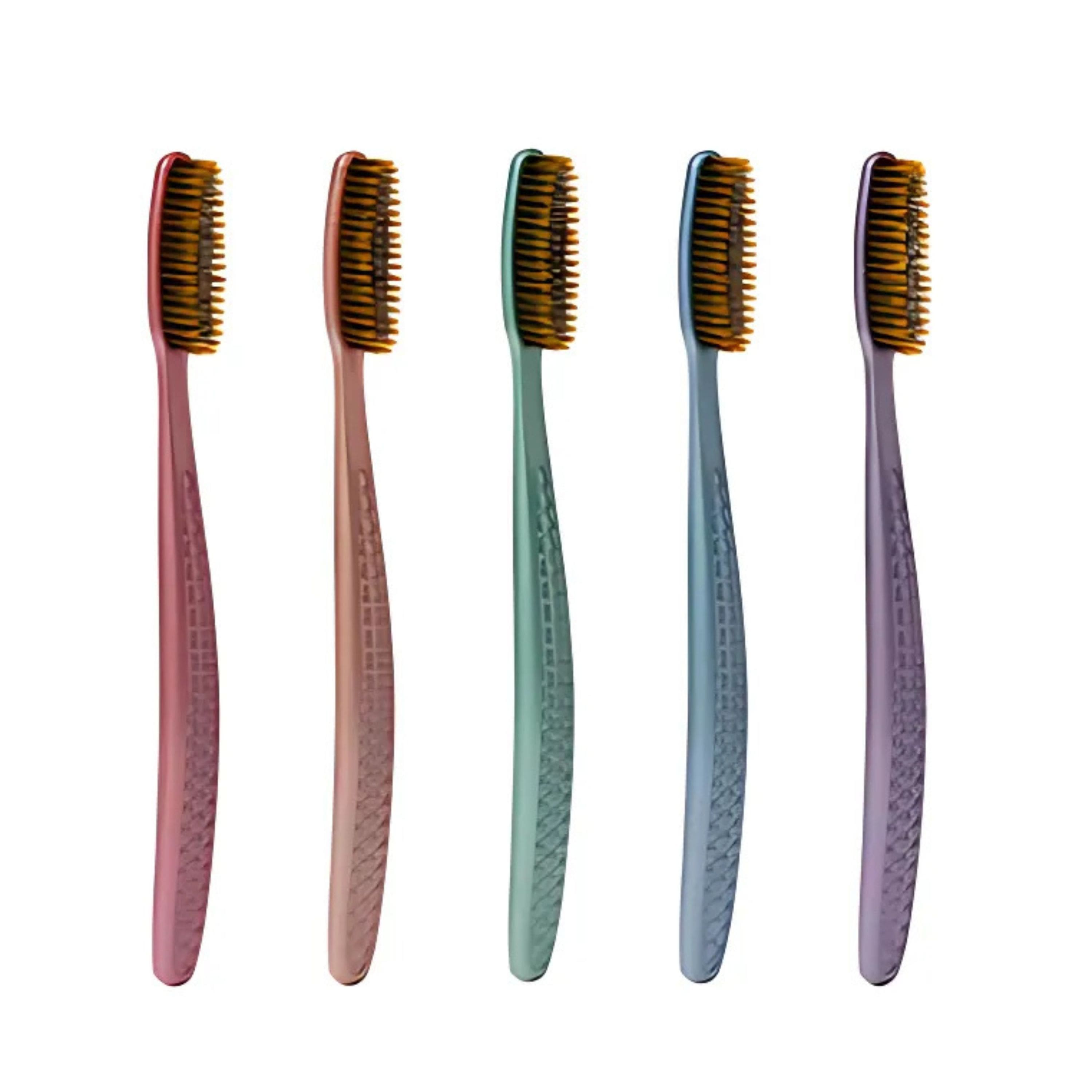 Kitcheniva - Soft Bristle Toothbrush for Deep Cleaning 5 Pcs