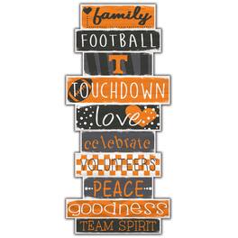 Fan Creations - Tennessee Volunteers 5'' x 24'' Celebrations Stack Sign - Multicolor
