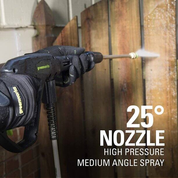 greenworks 25° NOZZLE HIGH PRESSURE MEDIUM ANGLE SPRAY