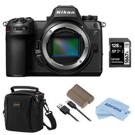 Bundle - Nikon - Z6III Mirrorless Camera, with EN-EL15c Lithium-Ion Battery, Alpine 120 Shoulder Bag, Cleaning Cloth