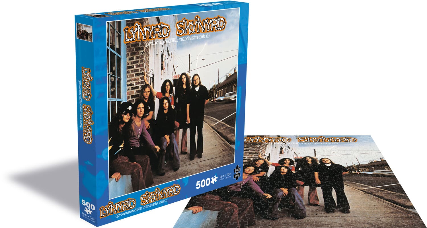 PopMarket - Lynyrd Skynyrd - Rock Saws - Lynyrd Skynyrd Pronounced (500 Piece Jigsaw Puzzle) - GAMES (MISC) - Multicolor