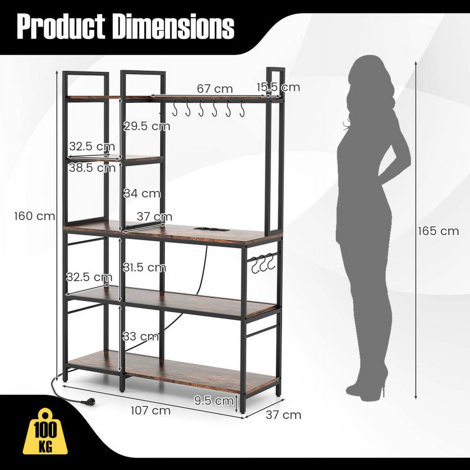 Product Dimensions: 67 cm, 15.5 cm, 29.5 cm, 32.5 cm, 38.5 cm, 34 cm, 160 cm, 37 cm, 165 cm, 31.5 cm, 32.5 cm, 33 cm, 100 KG, 107 cm, 9.5 cm, 37 cm