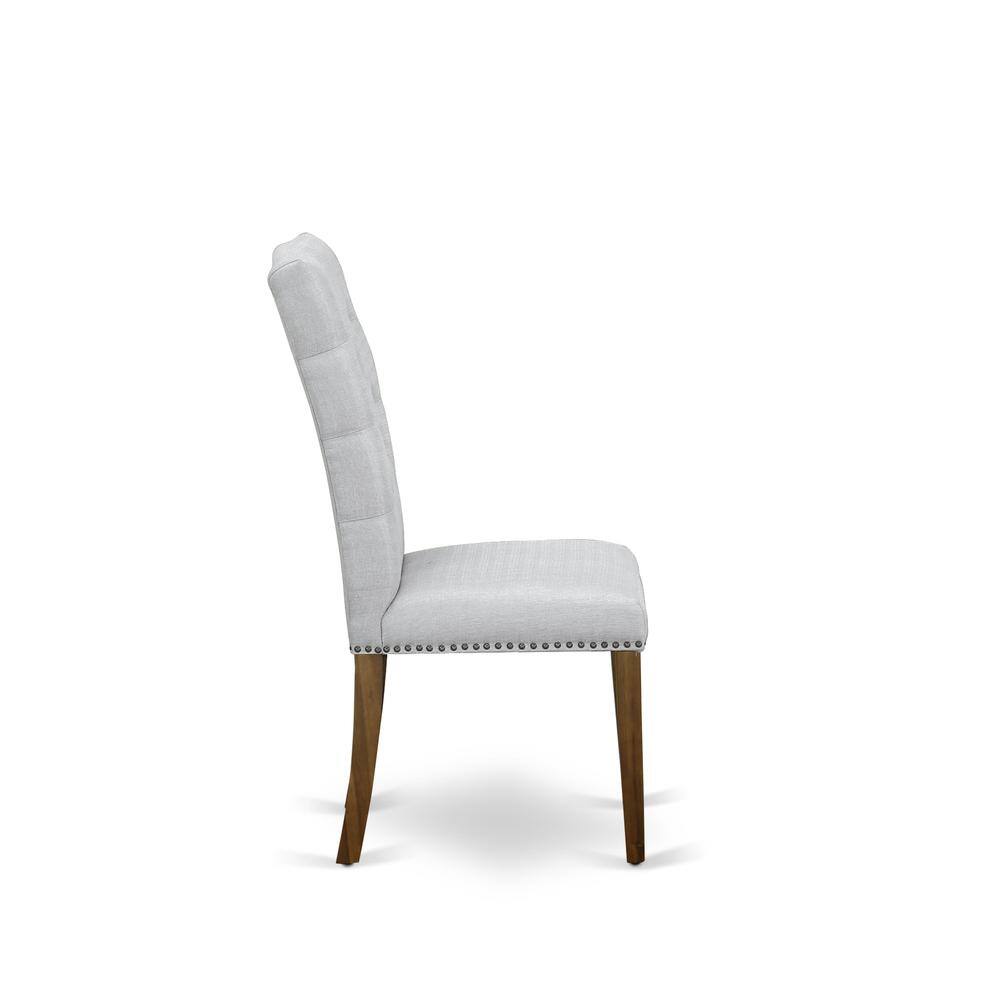 Alt View 8. East West Furniture - 5 Piece Dining Room Furniture Set Consist of a Rectangle Dining Table - Brown.