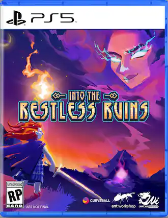 PS5, INTO THE RESTLESS RUINS, RATING PENDING RP ESRB, ART NOT FINAL, CURVEBALL, Wi ant workshop, WALES interactive - RP (Rating Pending)
