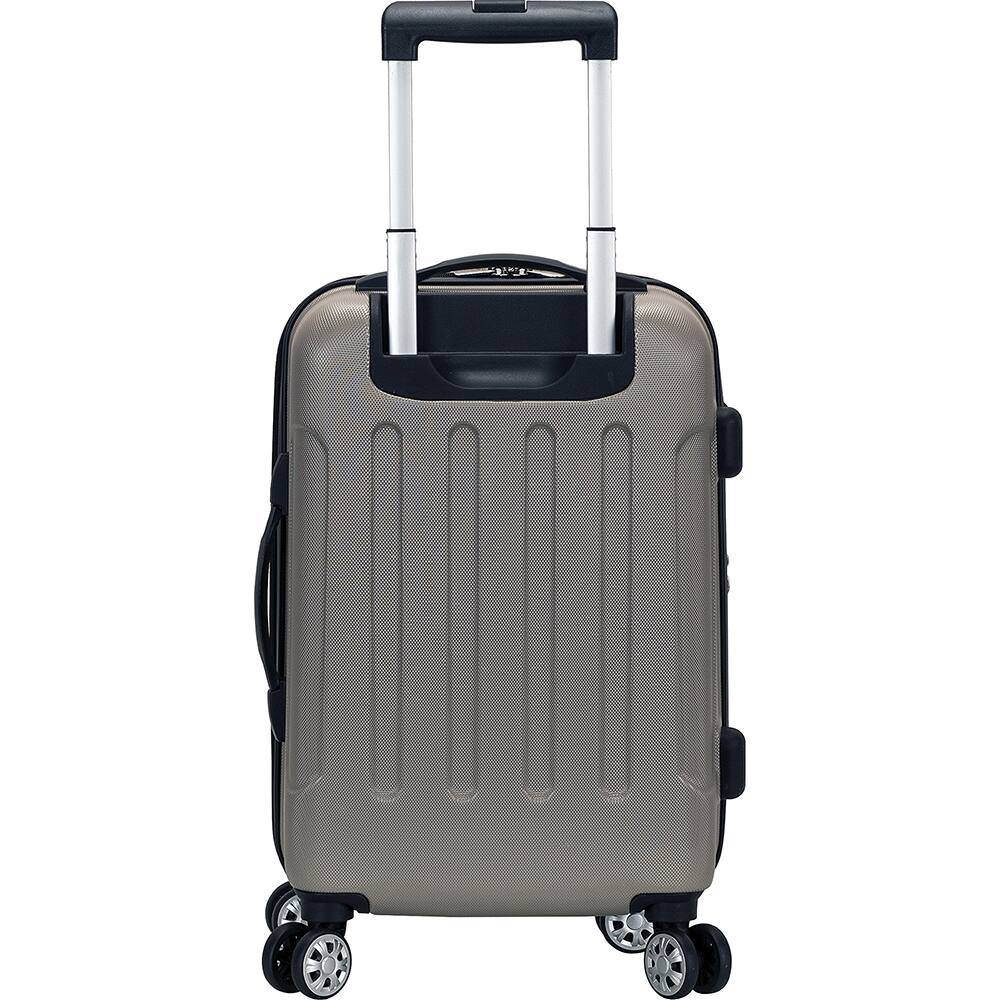 Alt View 2. Rockland - London 20" Hardside Expandable Carry-On Luggage with Spinner Wheels SPINSLVR - Silver.