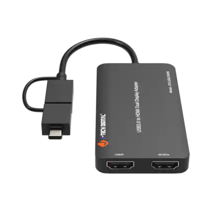 DIGITAL -TECH Adapter Display Dual HDMI to USB3.0 JTD-US8-2HDMI Model: 1080P 4K30HZ