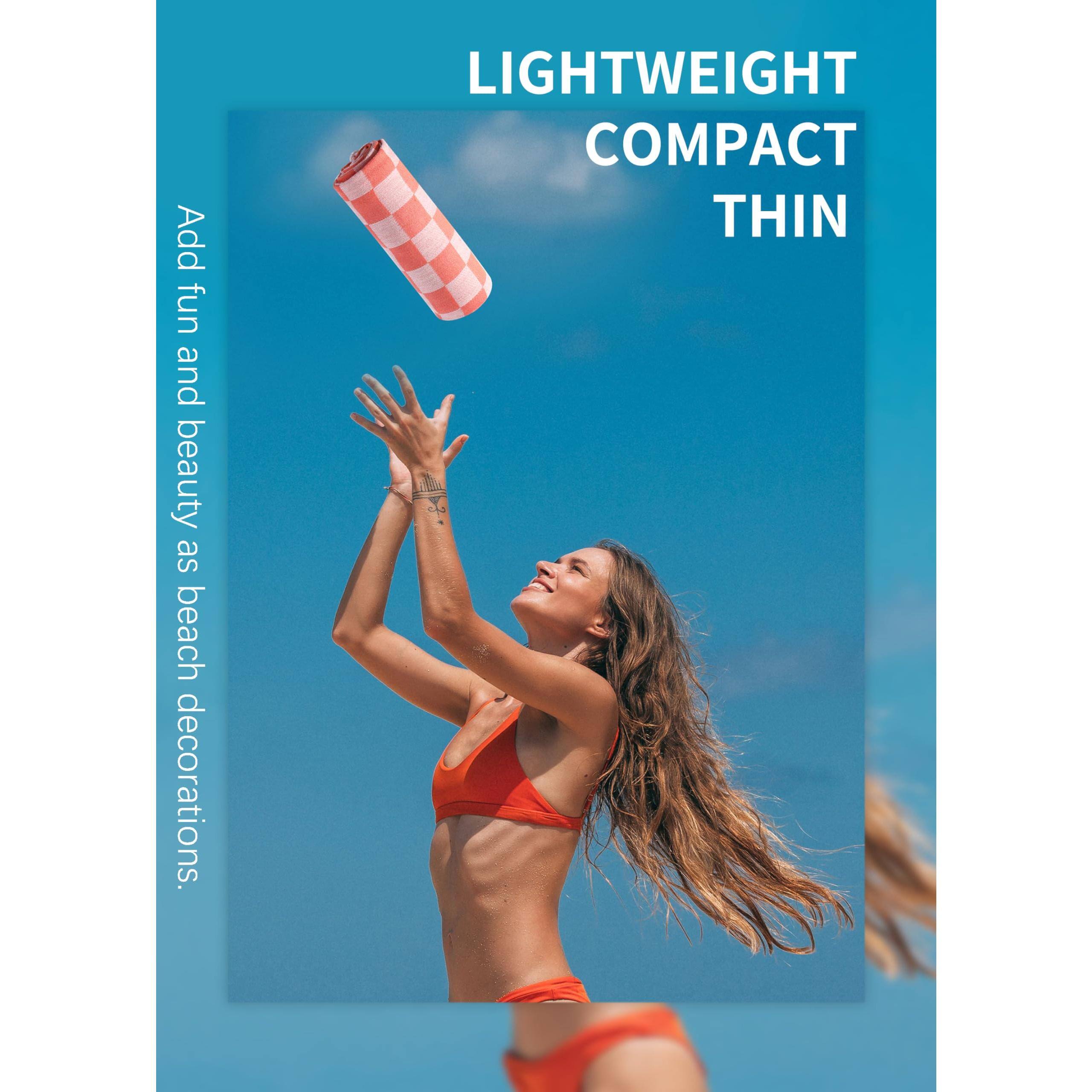 Add fun and beauty as beach decorations.

LIGHTWEIGHT COMPACT THIN