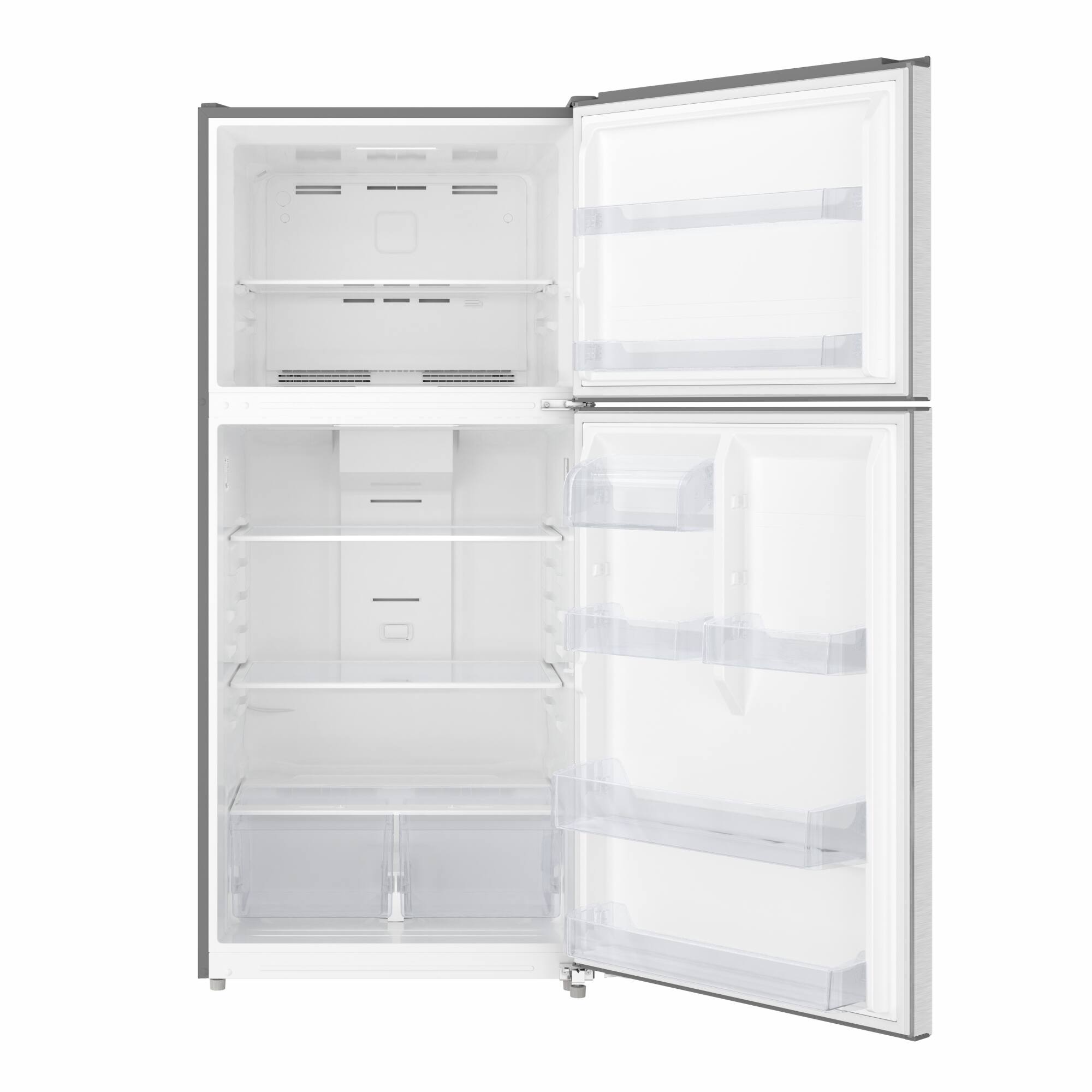 Alt View 3. Koolmore - 30 In. 20 Cu. Ft. Top-Freezer Household Refrigerator in Stainless Steel, Energy Star Certified - Stainless steel.