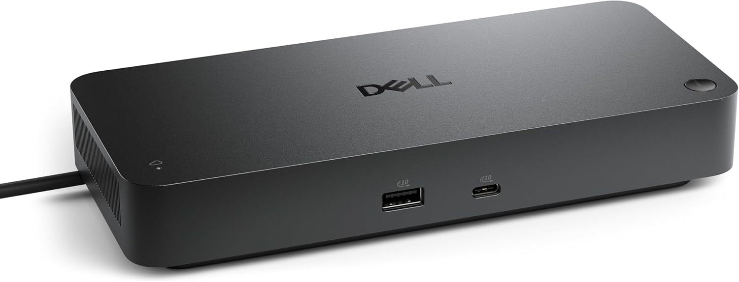 Alt View 6. Dell - Dell Pro Smart Dock SD25 - for Desktop PC, Notebook - Charging Capability - 180 W - USB Type C - 4 Displays Supported.