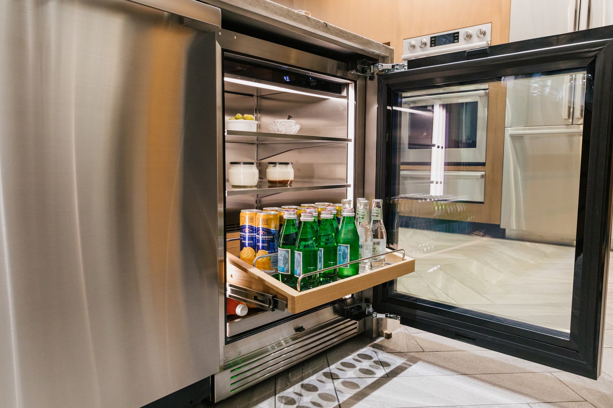 Alt View 13. Dacor - 24" Undercounter Panel Kit Compatible with Dacor Undercounter Wine and Refrigeration - Graphite.