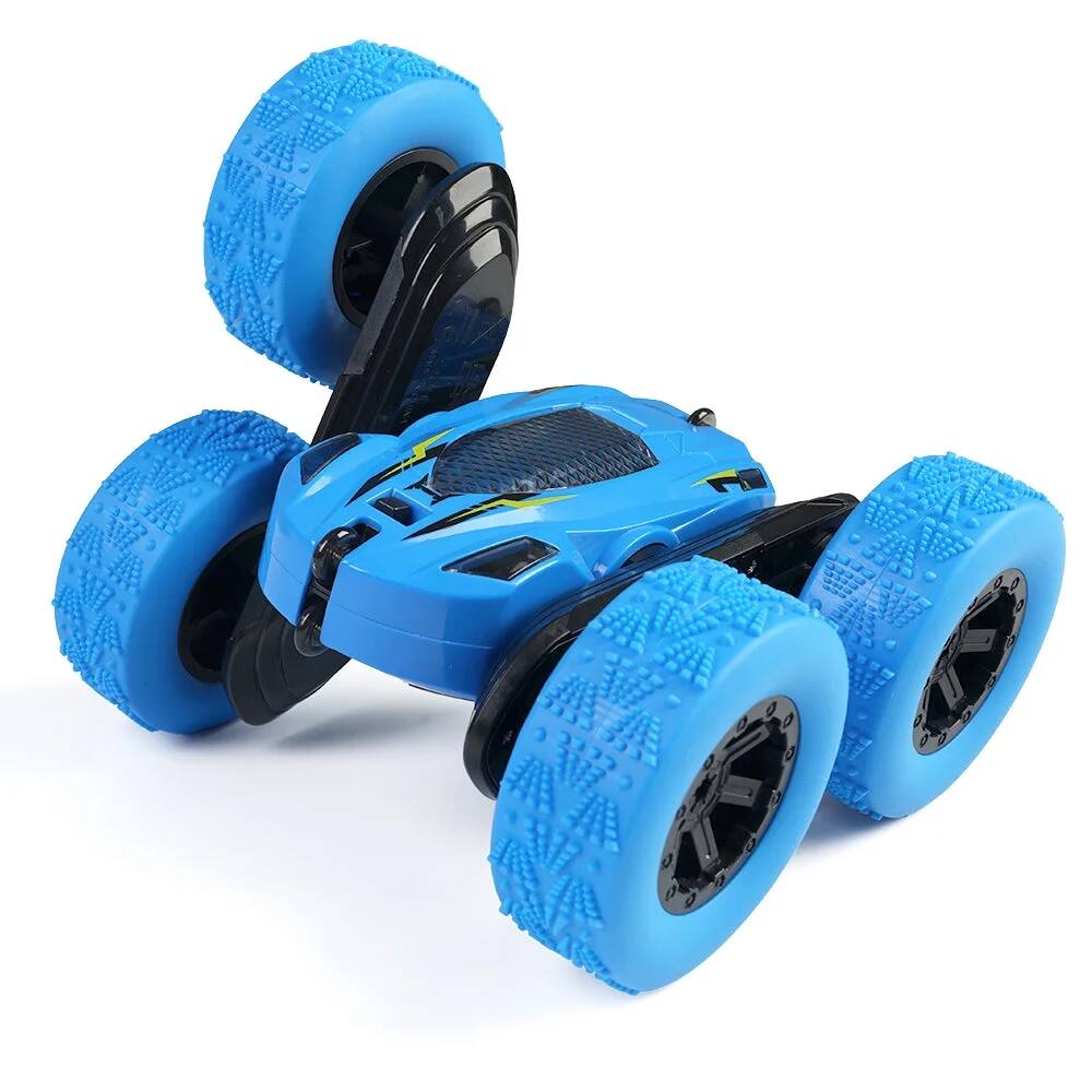 Front. MOVSSOU - Remote Control Car 4WD RC Cars 2.4GHz Electric Race Stunt Toy Car Rechargeable Birthday Gift.