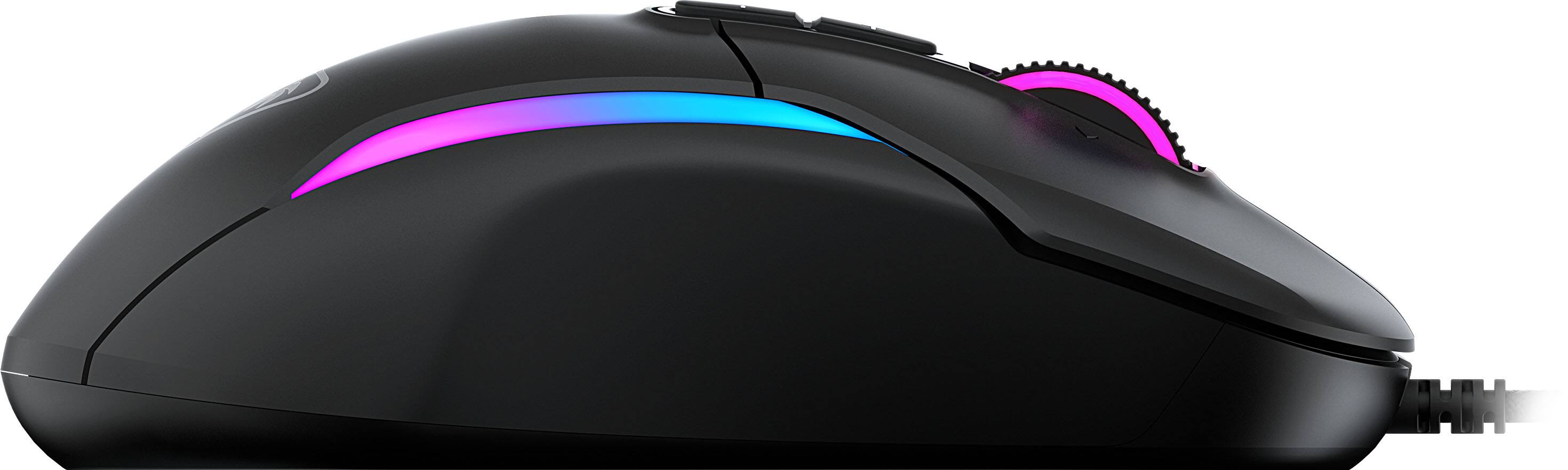 Alt View 19. Turtle Beach - Kone II Wired Optical Gaming Mouse with RGB Lighting - Ash Black.