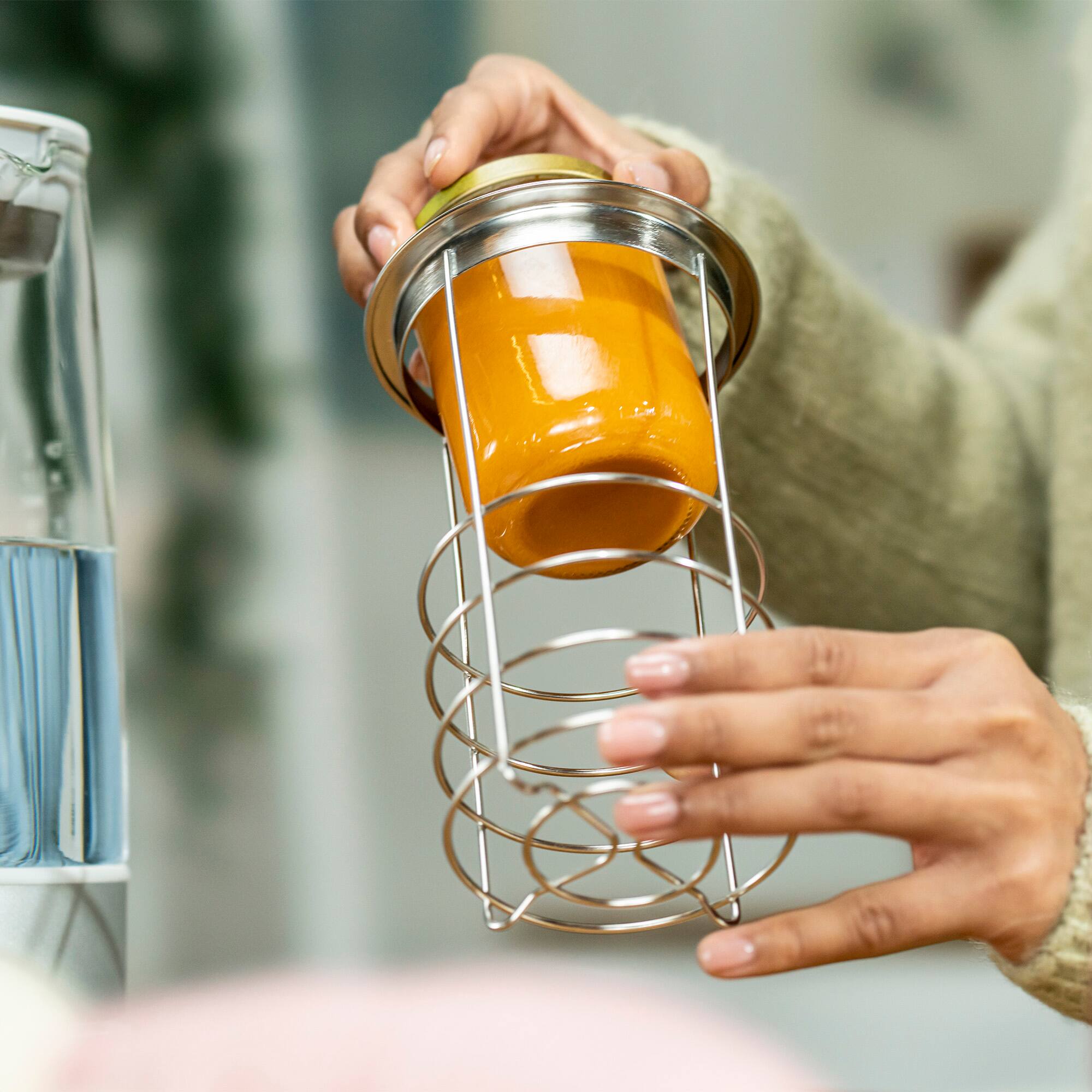 Alt View 1. ZWILLING - ZWILLING Enfinigy Stainless Steel Baby Bottle Insert for Glass Kettle - Stainless Steel.