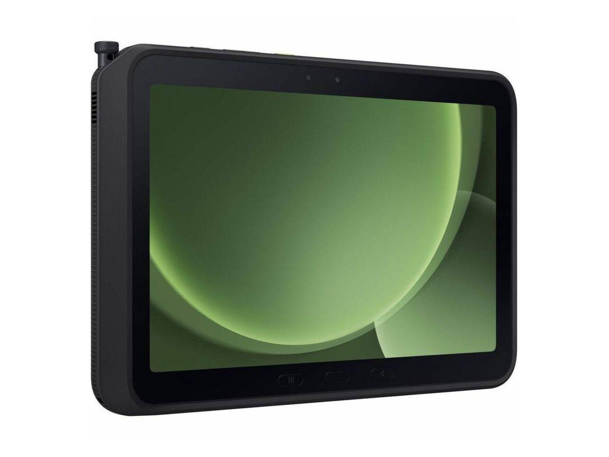 Alt View 6. Samsung - Samsung Galaxy Tab Active5 Pro 5G 10.1" Tablet - Unlocked - 128GB - Green - Black.
