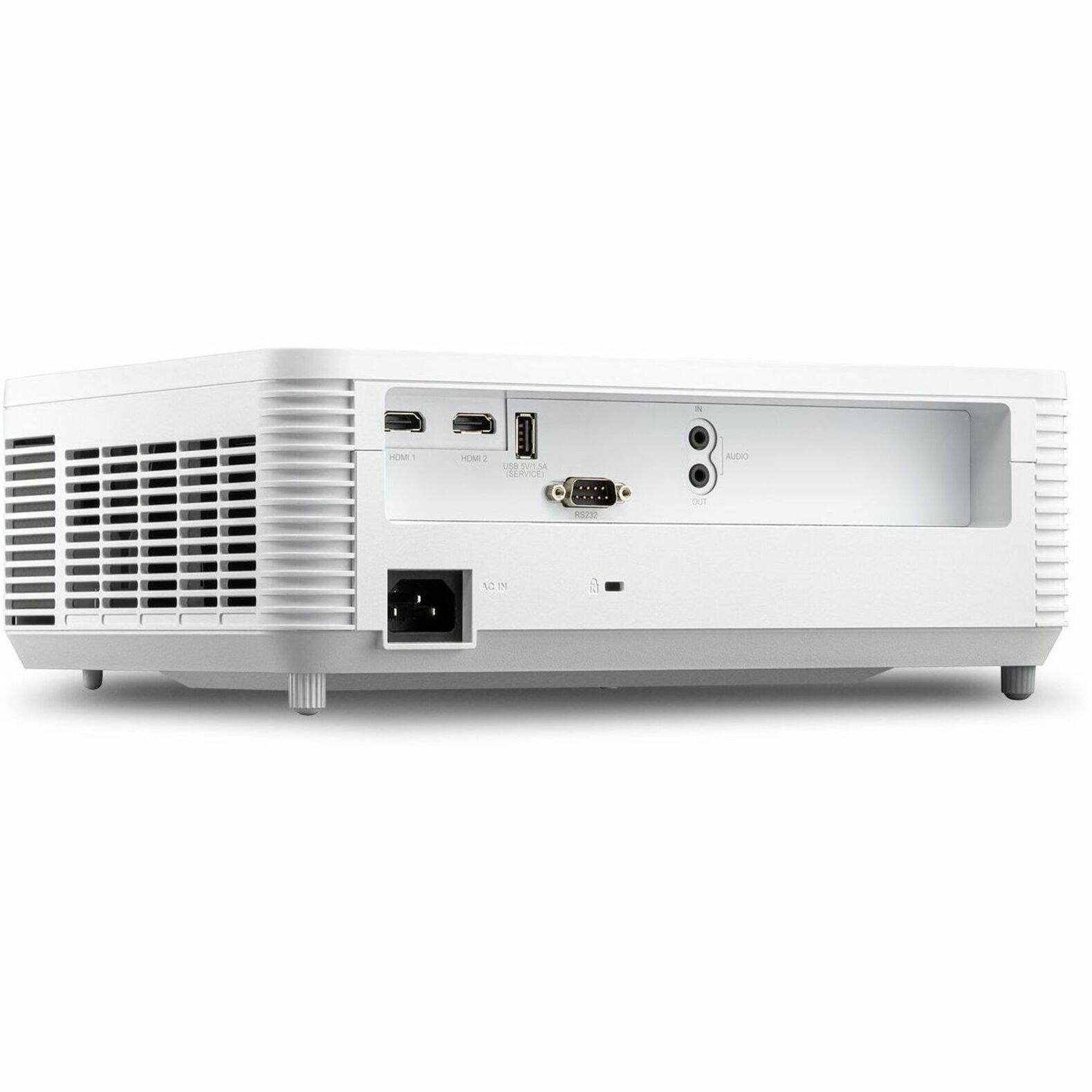 Alt View 18. ViewSonic - Home and Office PA503HD 1080P DLP Projector - White.