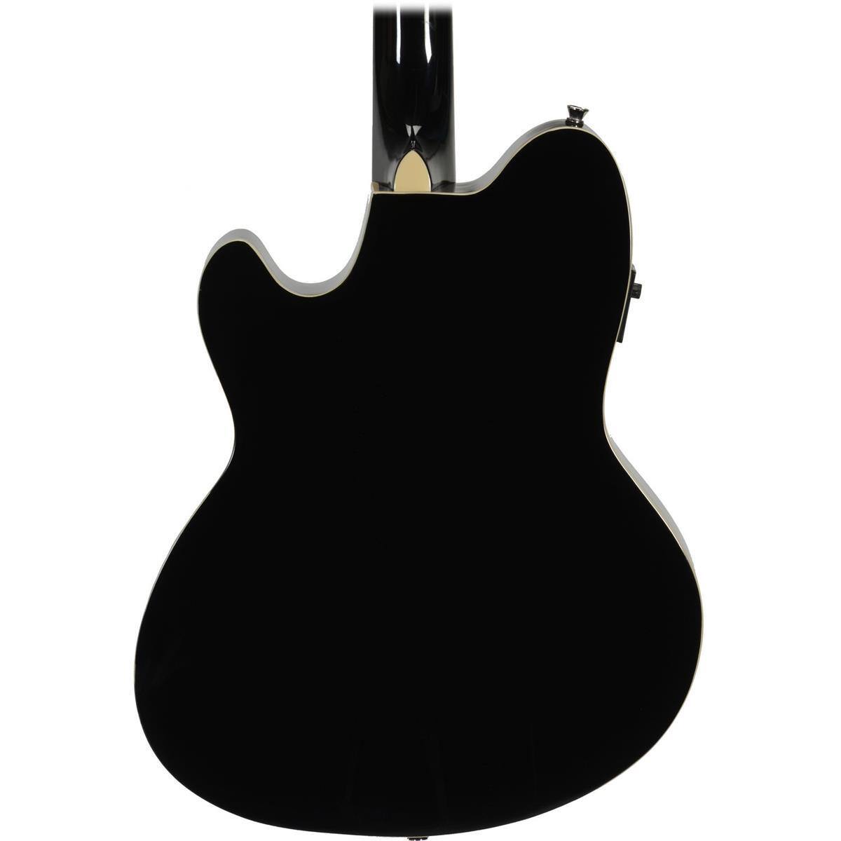 Alt View 4. Ibanez - Ibanez Talman Series TCY10E Acoustic Electric Guitar, Rosewood Fretboard, Black High Gloss.