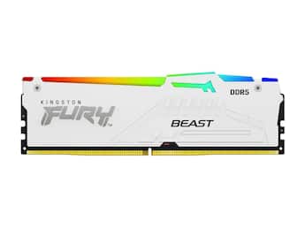Kingston 32GB 6000MT/s DDR5 CL36 DIMM (Kit of 2) FURY Beast RGB Kingston 32GB 6000MT/s DDR5 CL36 DIMM (Kit of 2) FURY Beast RGB