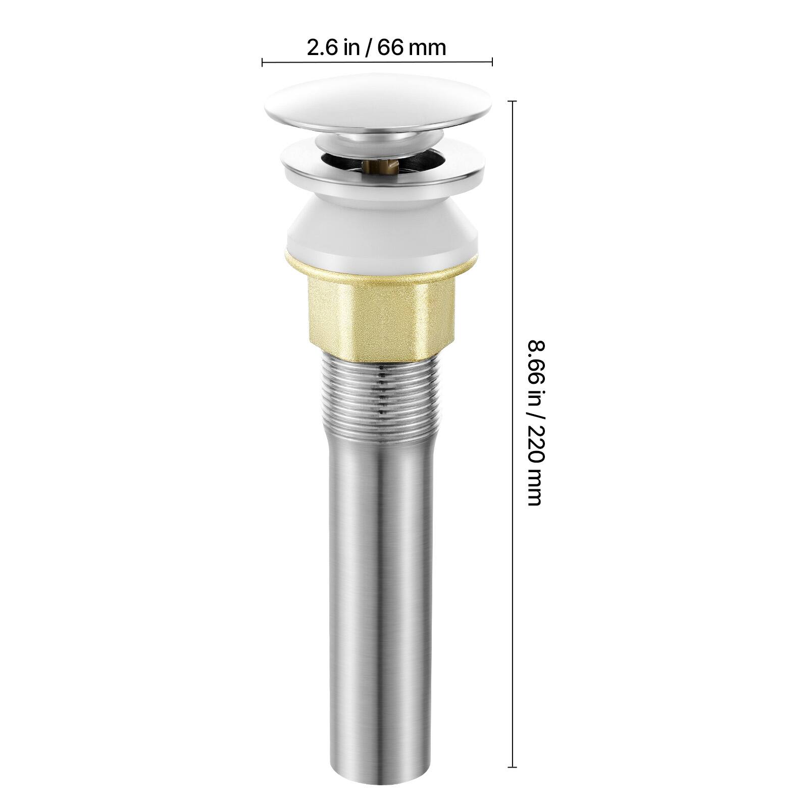 2.6 in/66 mm
8.66 in/220 mm