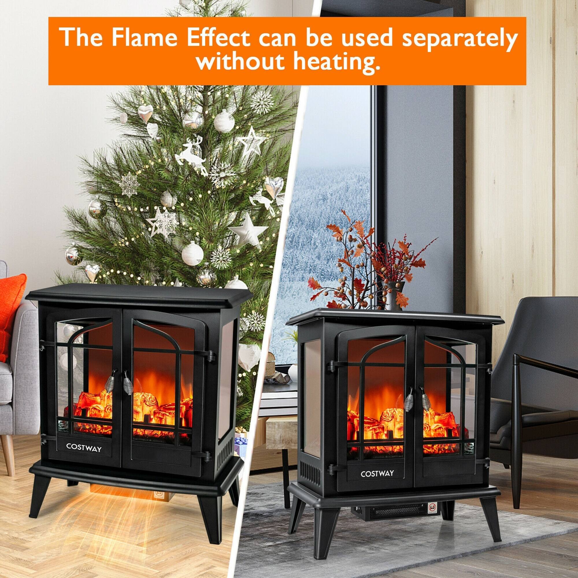 The Flame Effect can be used separately without heating.