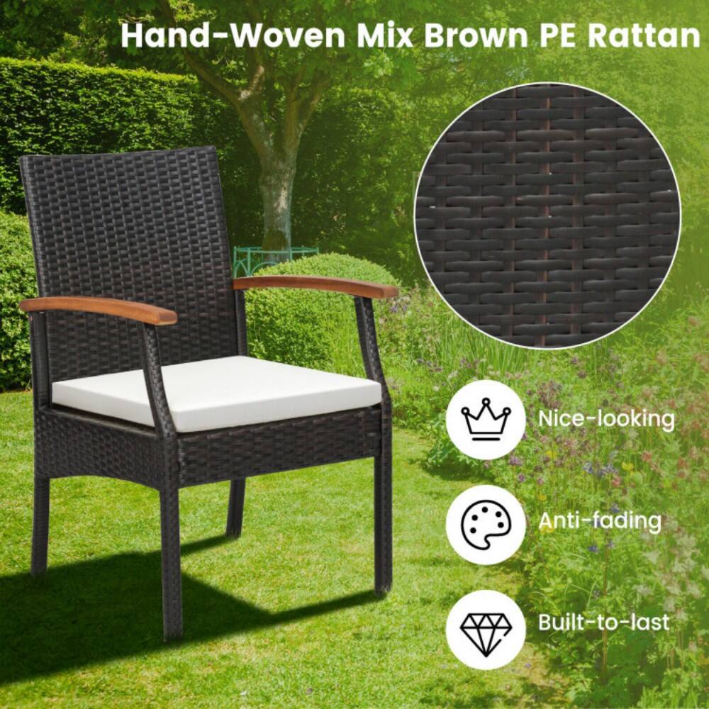 Hand-Woven Mix Brown PE Rattan

- Nice-looking
- Anti-fading
- Built-to-last