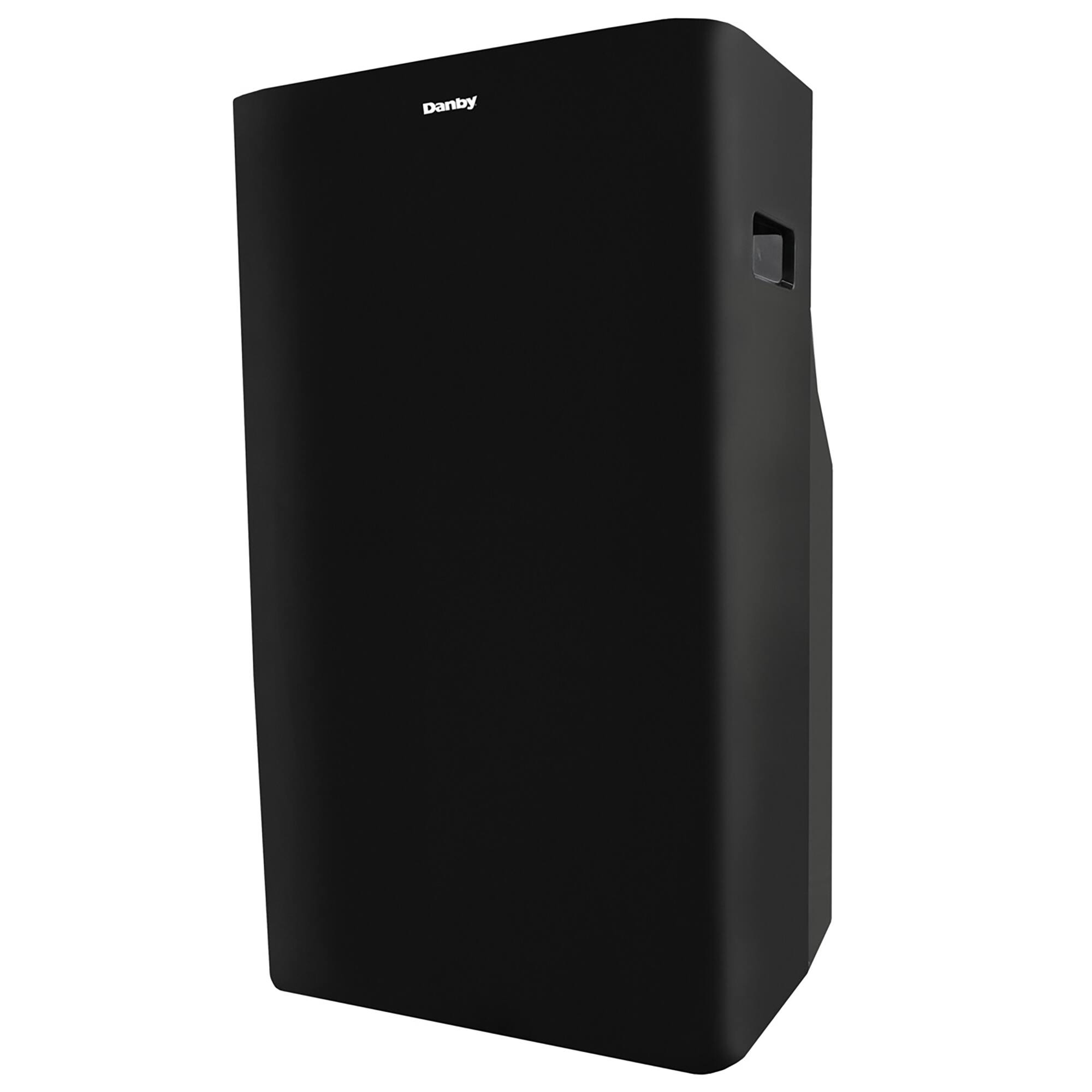 Angle. Danby - 450 Sq. Ft. 8,600 BTU 3-in-1 Portable Air Conditioner with WiFi - Black.