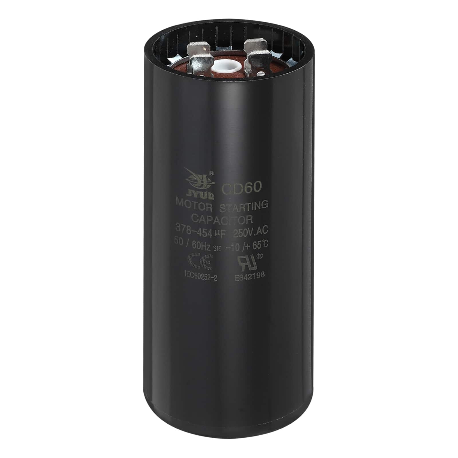 Unique Bargains - CD60 Capacitor 378-454 Mfd, 250 VAC Run Motor Start Capacitor for Electric Fan/Well Pump