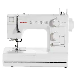 Janome - HD1000 Heavy-Duty Sewing Machine with 14 Built-In Stitches - White