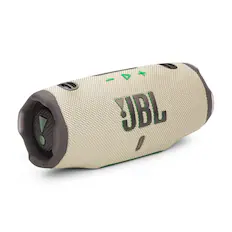 Front. JBL - Charge 6 Portable Wireless Speaker - 2025 - Sand.