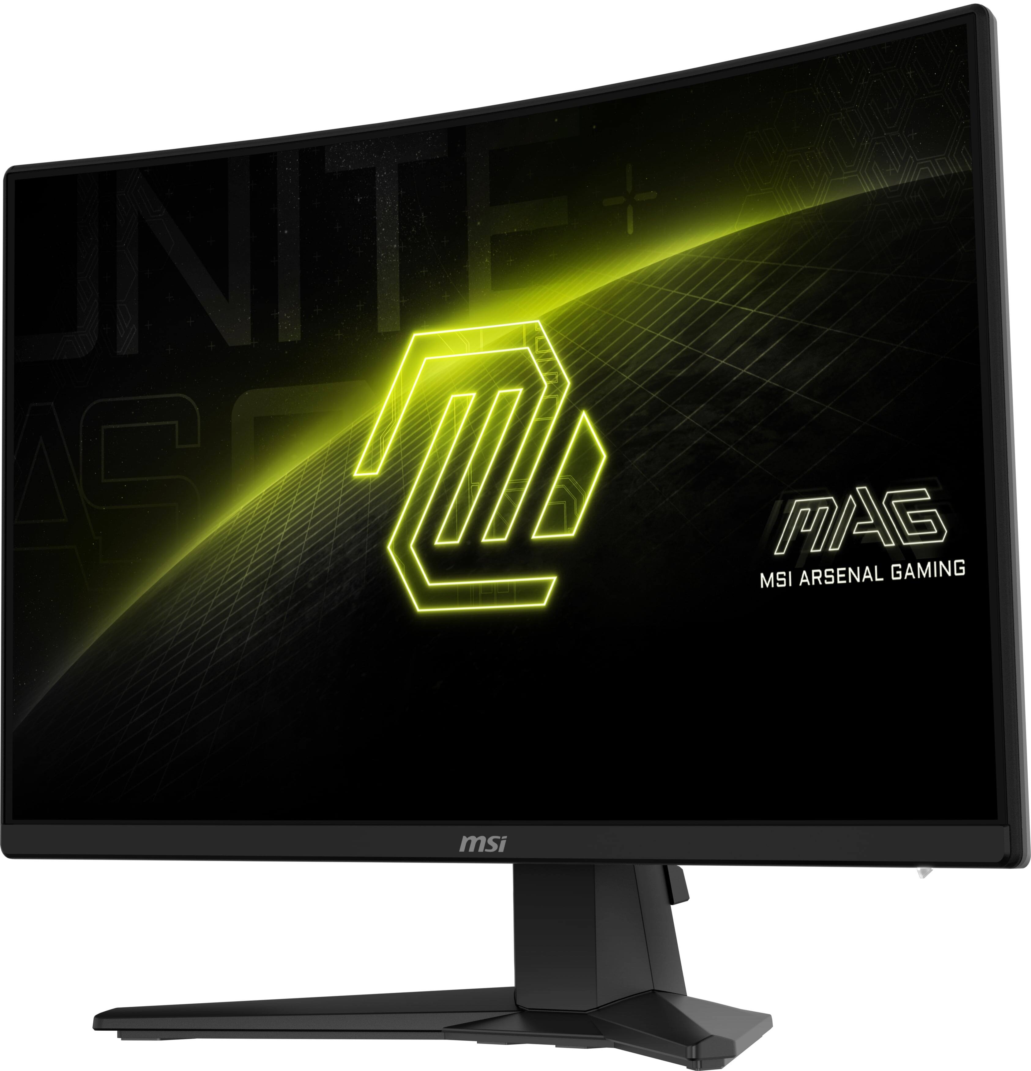 The text on the image reads "UNITE 9 T MSI MAG ARSENAL GAMING msi".