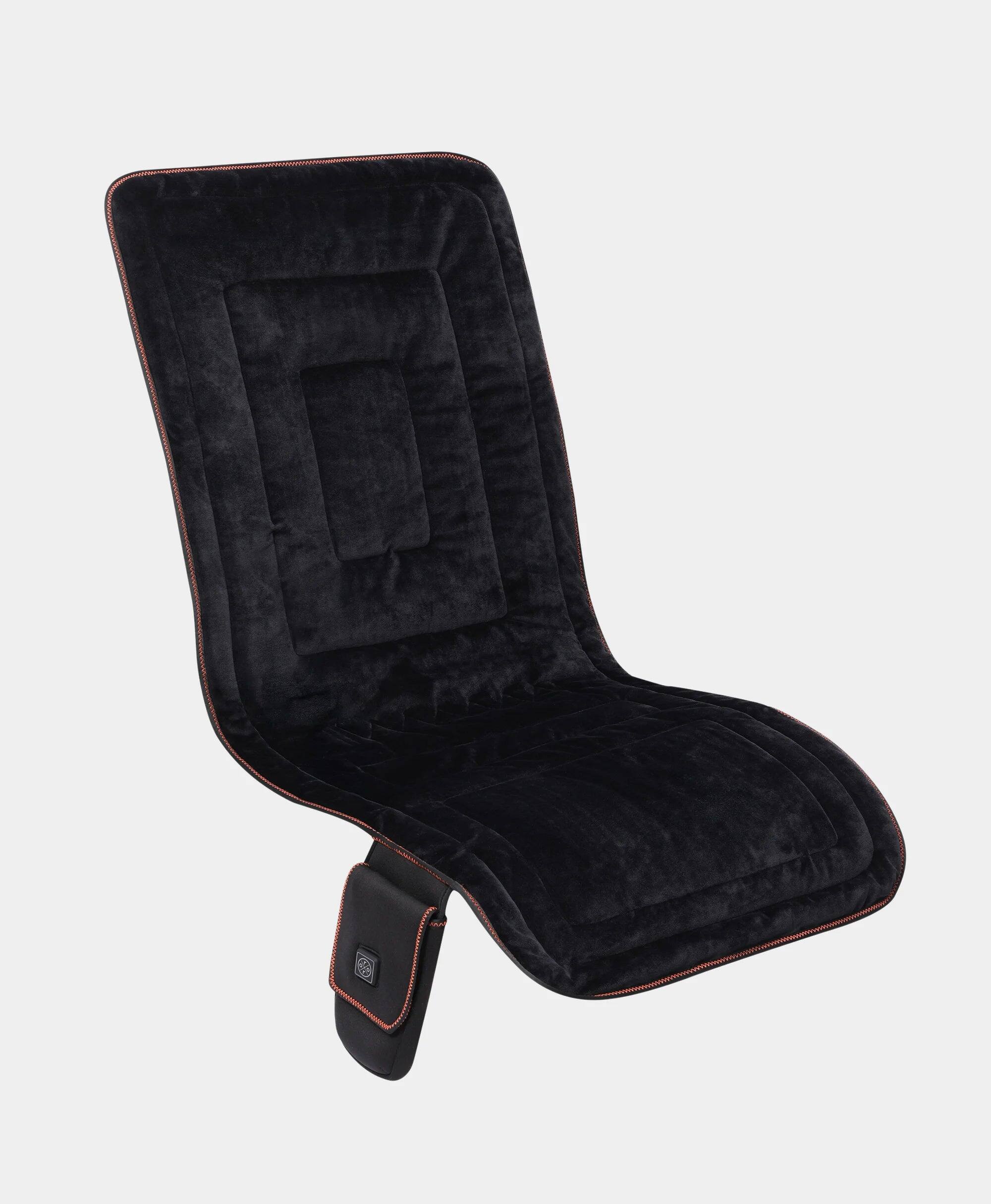 Angle. ororo - Everrest 3-Zone Heated Indoor Seat Cushion - Black.
