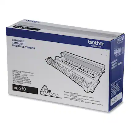 **Brother at your side**
**DRUM UNIT**
**TAMBOUR**
**UNIDAD DE TAMBOR**
**FOR USE WITH / POUR UTILISER AVEC / PARA USO CON**
**HL-L2300D / HL-L2305W / HL-L2320D / HL-L2340DW / HL-L2350DW / DCP-L2520DW / MFC-L2700DW / MFC-L2740DW / L2720DW**
**Contents / Contient / Contiene**
- 1 DRUM UNIT
- 12,000 Page Yield (May vary by type of use)
- Rendimiento aproximado de 12,000 páginas (Puede variar según uso)
- Rendimiento aproximado de 12,000 páginas (Puede variar según uso)