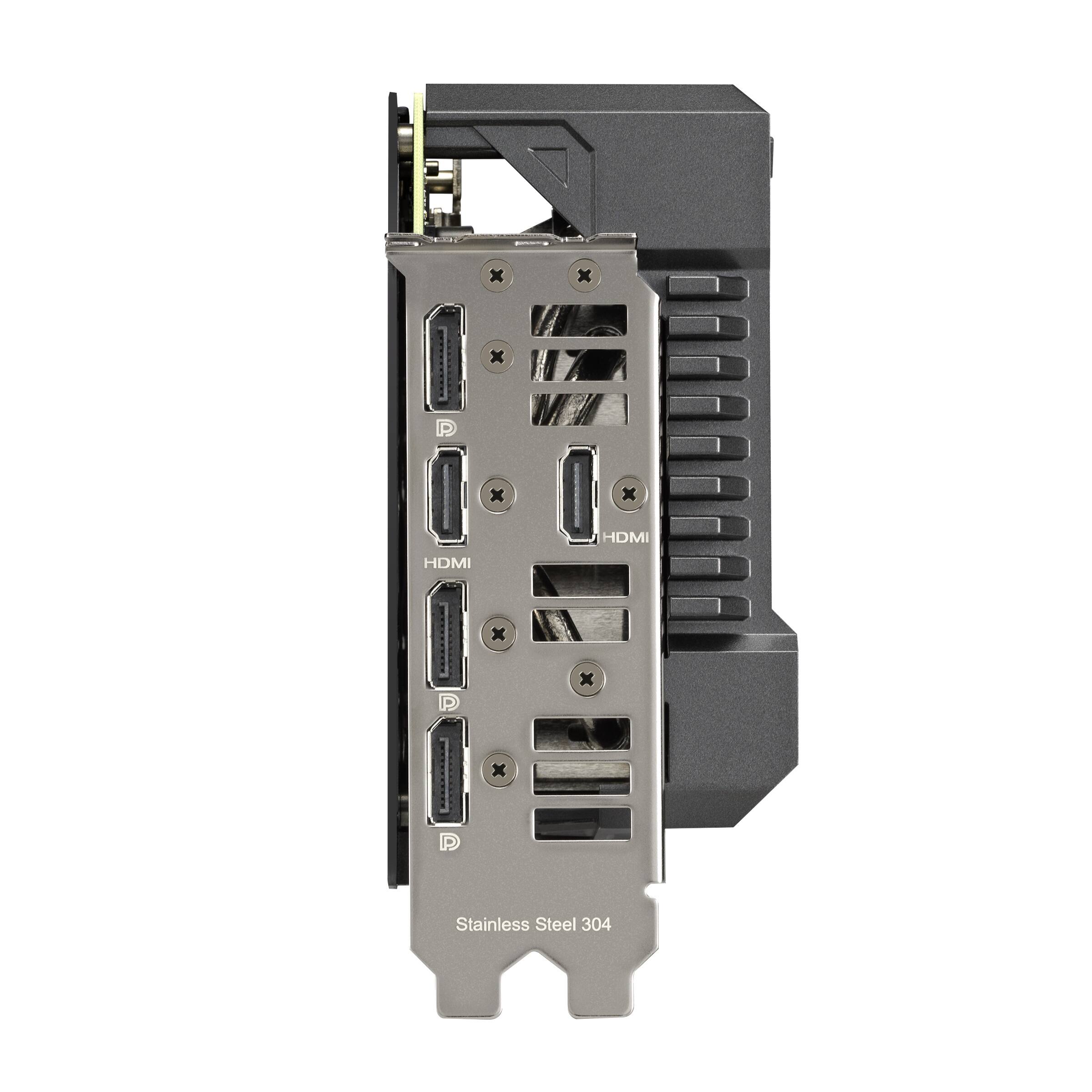 Alt View 15. ASUS - NVIDIA GeForce RTX 4070 Ti TUF 12GB GDDR6X PCI Express 4.0 Graphics Card - Black.