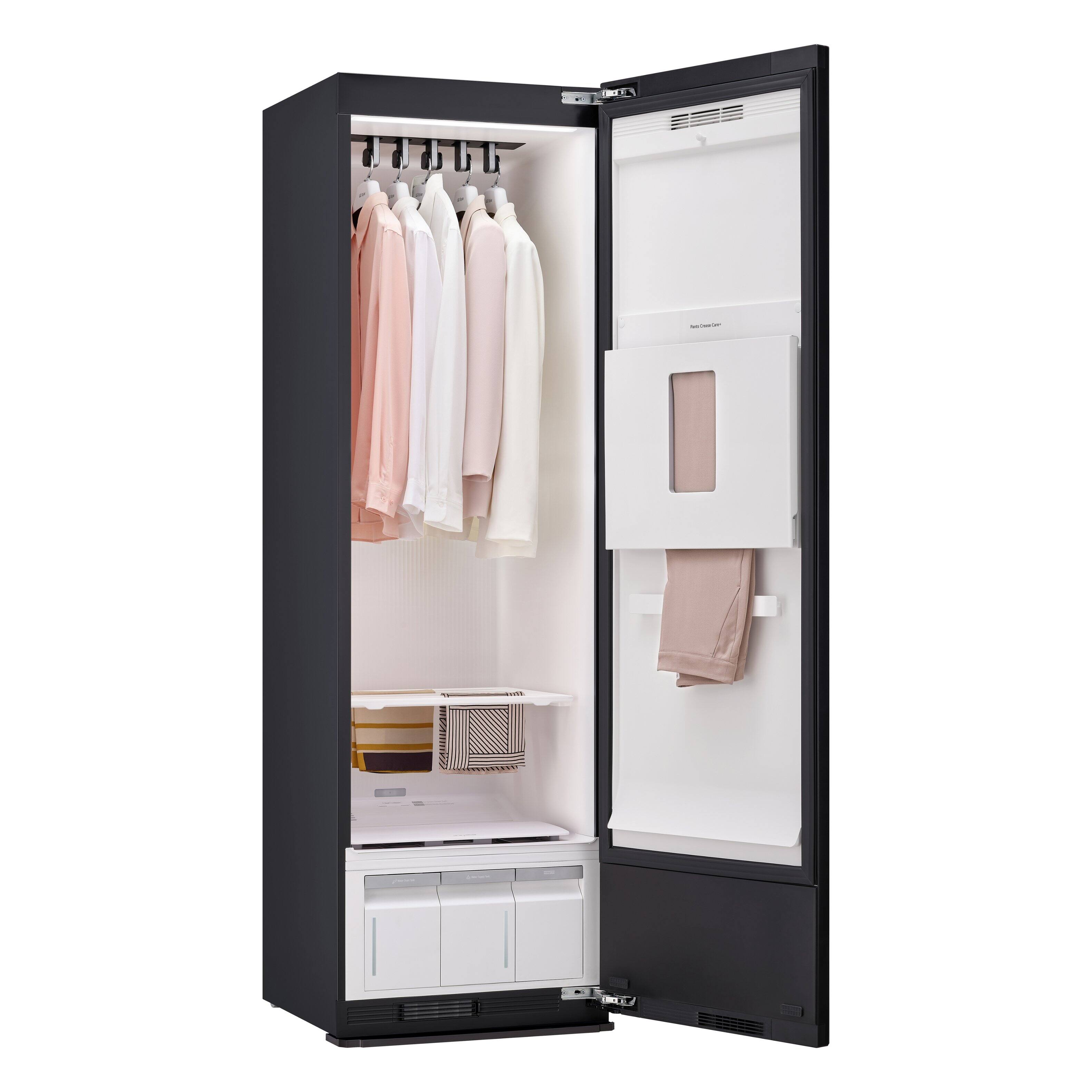 Alt View 13. LG - Styler Smart Steam Closet with Dual TrueSteam and and Dynamic MovingHanger - Beige.