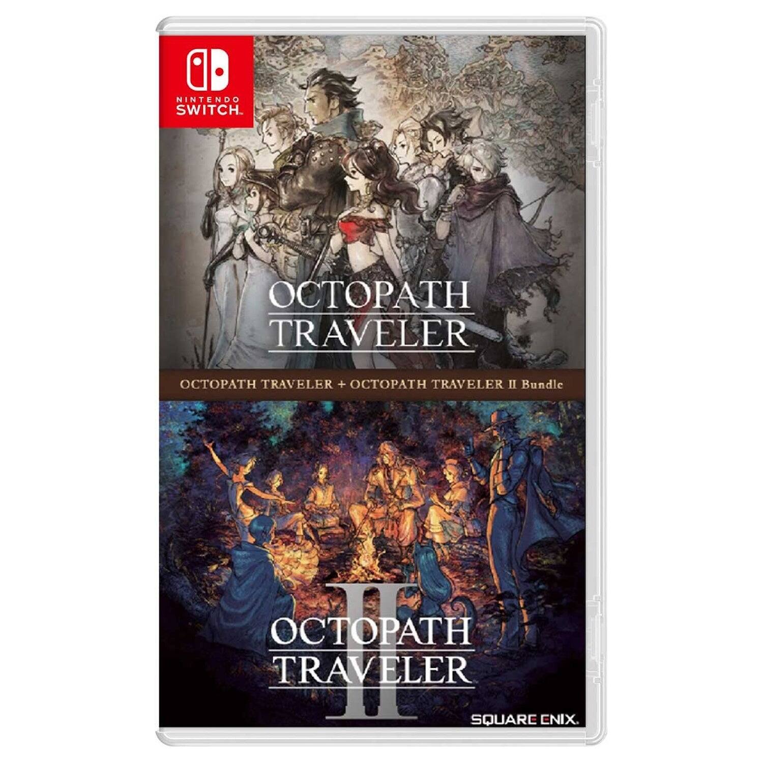 NINTENDO SWITCH  
OCTOPATH TRAVELER  
TRAVELER + OCTOPATH TRAVELER II Bundle  
OCTOPATH TRAVELER II  
SQUARE ENIX - T (Teen 13+)