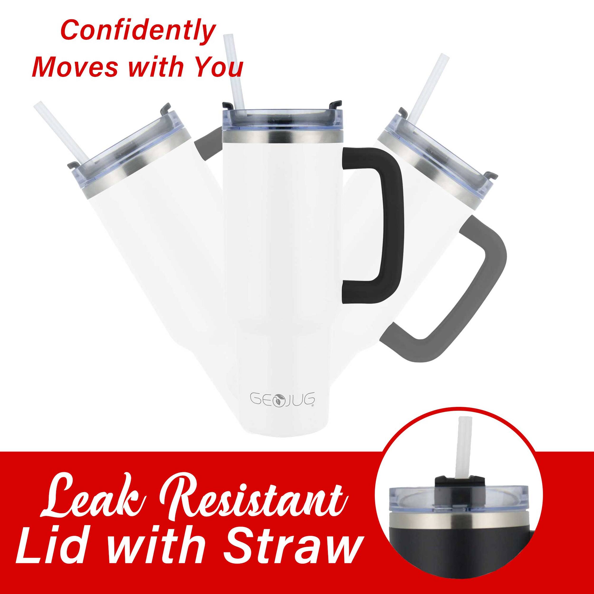 Confidently Moves with You

GEOJUG Leak Resistant Lid with Straw