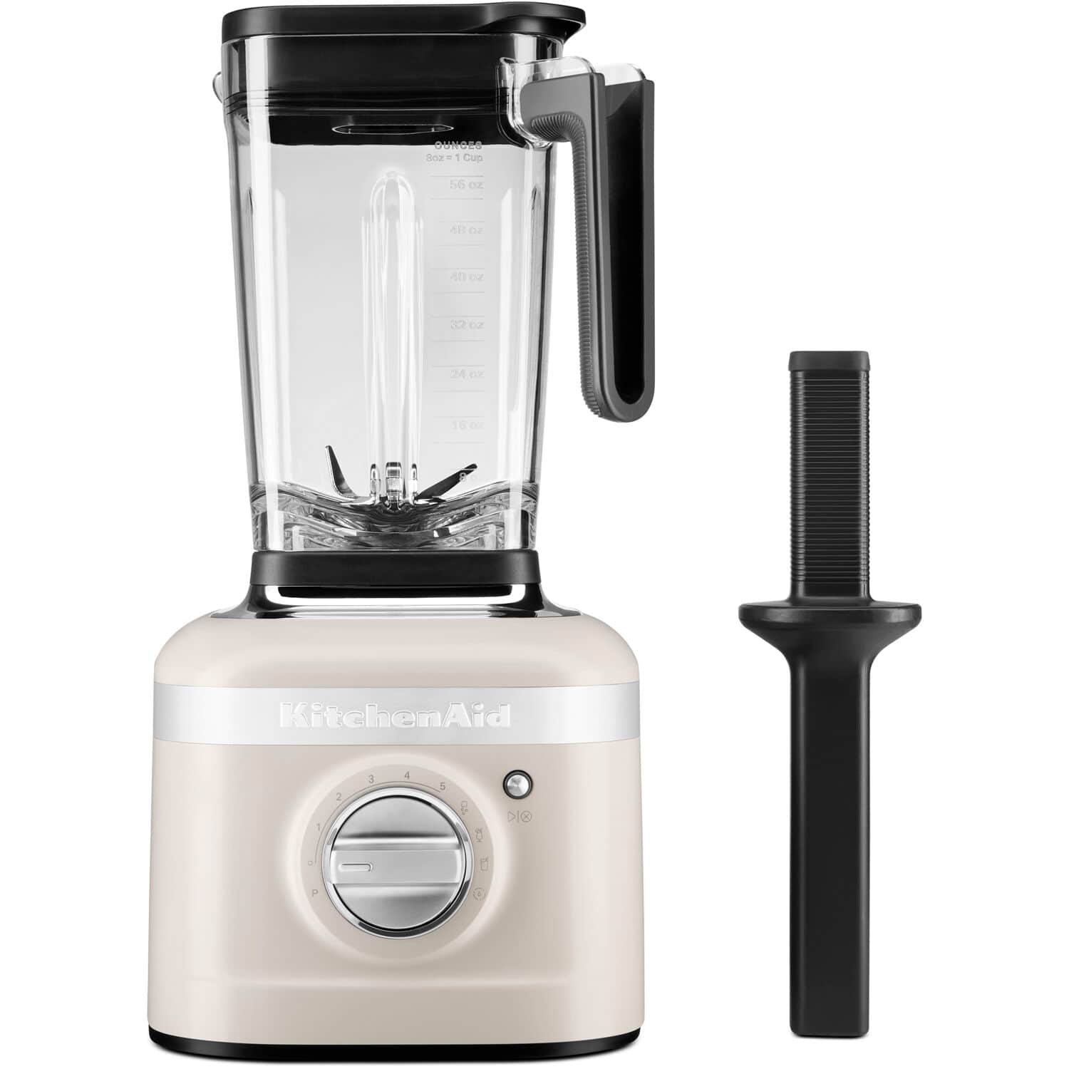 KitchenAid - K400 1200W 56 oz. Variable 5-Speed BPA-Free Blender with Tamper, Milkshake - Matte Milkshake - Front_Zoom